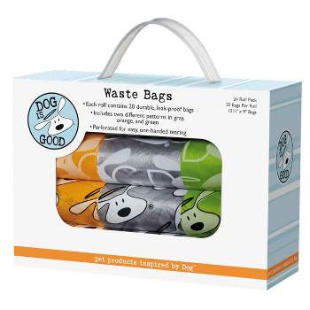 Dog is Good Icon Waste Bags 24-Pack