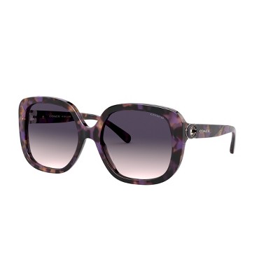 Coach HC8292 56mm Female Square Sunglasses