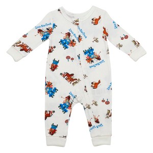 Little Blue Truck One Piece Baby Zippered Coverall Pajamas - 1 of 1