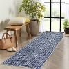 Rug Washable Kitchen Runner Rug, Rug Abstract Runner Mat for Hallway Contemporary Non-Slip Foldable, Floor Carpet for Bedroom Living Room - 3 of 4
