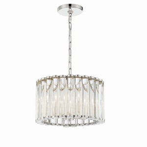 Crystorama Lighting Elliot 4 - Light Pendant in  Polished Nickel - 1 of 4