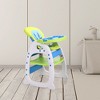 DOMETOUR Multipurpose Adjustable Highchair for Baby Toddler Dinning Table with Feeding Tray and 5-Point Safety Buckle - 2 of 4