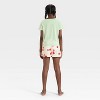 Girls' 2pc Short Sleeve Pajama Set - Cat & Jack™ - 2 of 4
