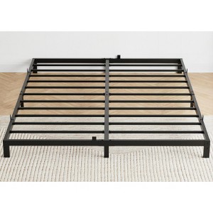 Metal Platform Bed Frame, 14' Bed Frame with Heavy Duty Slats Support, Strong Bearing Capacity Bed Frame with Under Bed Storage, No Box Spring Needed - 1 of 1