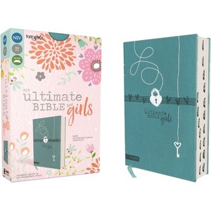 Niv, Ultimate Bible for Girls, Faithgirlz Edition, Leathersoft, Teal, Thumb Indexed Tabs - by  Nancy N Rue (Leather Bound) - 1 of 1