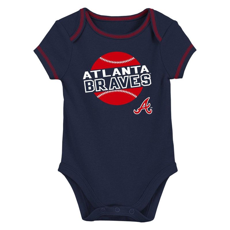MLB Atlanta Braves Infant Boys&#39; Layette Set, 2 of 5