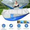 Camping Hammock with Mosquito Net, Portable Double Hammock Tent Load Two People with 2 Straps - 2 of 4