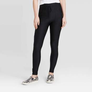 Women's High Waisted Flare Leggings With Ruched Waistband - A New