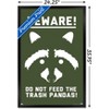 Trends International Lunch Hour Productions - Trash Panda Framed Wall Poster Prints - 3 of 4