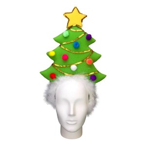 Foam Party Hats Christmas Tree Headband - 1 of 4