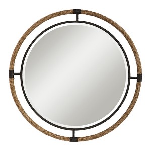 Uttermost Melville Coastal Round Mirror - 1 of 4