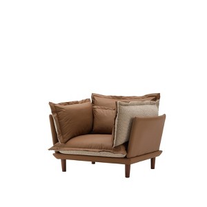 NicBex Modern Accent Chair Oversized Armchair Single Sofa Chair Lounge Chair for Living Room, Reading Room - 1 of 4