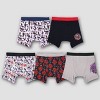 Boys' Marvel Spider-Man: Miles Morales 5pk Boxer Briefs - 2 of 4