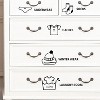 4pcs Large Closet Logo Sticker Removable Personalized Clothes Organizer Banner Sticker - 4 of 4