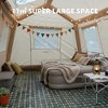 ORRD 11m² Inflatable Camping Tent 4 Season, Blow Up Tent with Hand Pump, Hot Tent with Stove Jack for 4/6/8 Person Glamping - 4 of 4
