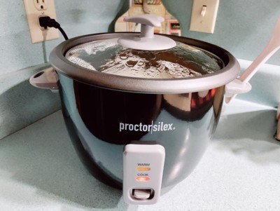 Proctor Silex Rice Cooker & Food Steamer Steam and Rinsing Basket, 10 Cups