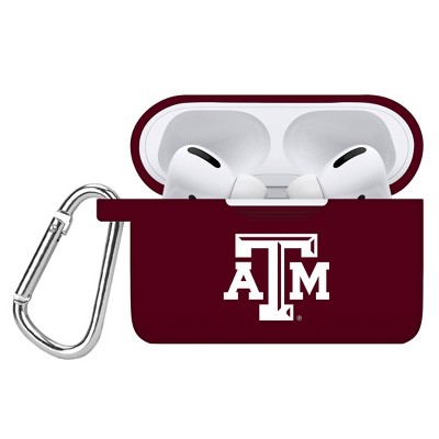 NCAA Texas A&M Aggies Apple AirPods Pro Compatible Silicone Battery Case Cover - Maroon
