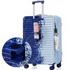 3 Piece Set Of Luggage,20/24/28Inch Hard Shell Spinner Wheel Luggage Sets,Suitcase With Cup Holder And USB Port And TSA Lock-Cuddlewood - 3 of 4