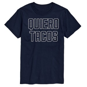 Men's - Instant Message - Quiero Tacos Short Sleeve Graphic T-Shirt - 1 of 4