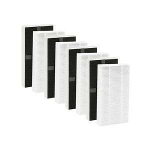 Nispira U Filter HRF201B Replacement 2-in-1 HEPA Activated Carbon For Honeywell Febreze Air Purifier FRF102B FRF101B | FHT190 FHT180 FHT170. 8 Packs - 1 of 4