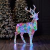 Christmas Prismatic Iridescent Christmas  Deer 57", LED lights - 2 of 4