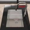 Cobbe Nano gray 27" Undermount Workstation Kitchen Sink, Stainless Steel Modern Single Bowl Kitchen Sink - 4 of 4