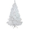 Northlight Pre-Lit White Alaskan Pine Artificial Christmas Tree - 6.5' - Warm White LED Lights - image 2 of 4