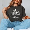 Simply Sage Market Women's Gardening Is My Therapy Short Sleeve Garment Dyed Tee - 2 of 4
