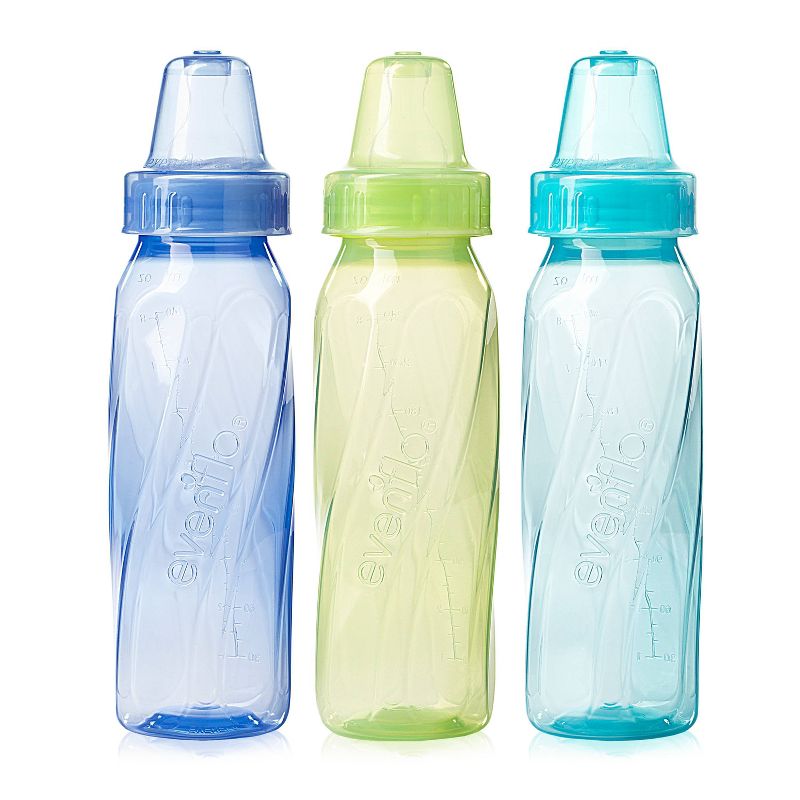 Evenflo Feeding Classic Tinted Plastic Baby Bottles - 8oz/12ct, 3 of 7