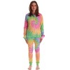 Just Love Tie Dye Mommy & Me Thermal Set  Coordinated Warm Sleepwear for Women & Kids - 2 of 3