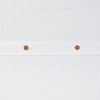Lucina Cotton Textured Shower Curtain White: Madison Park, Easy Care, Waffle Weave, Machine Washable - 2 of 3