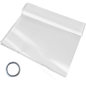 VEVOR Greenhouse Film 8x25ft,Greenhouse Polyethylene Film 6 Mil,Clear Greenhouse Plastic Greenhouse Plastic Film UV Resistant,Keep Warming,Transparent - 1 of 4