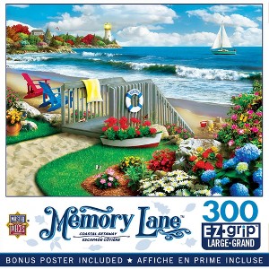MasterPieces 300 Piece EZ Grip Jigsaw Puzzle - Coastal Getaway - 18"x24" - 1 of 4
