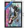 Trends International DC Comics Catwoman - Skyscraper Relaxing Framed Wall Poster Prints - 3 of 4