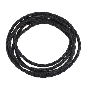 Unique Bargains Twisted Cloth Covered Braided Lamp Fan Electrical Wire 18AWG - 1 of 4