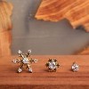 Sonateomber 3 Pairs Tiny Cute Studs Set for Women, 925 Sterling Silver Love Prom Jewelry Gift - 4 of 4