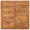 vidaXL Patio Dining Table 35.4 inches x29.5 inches  Solid Teak Wood - 4 of 4