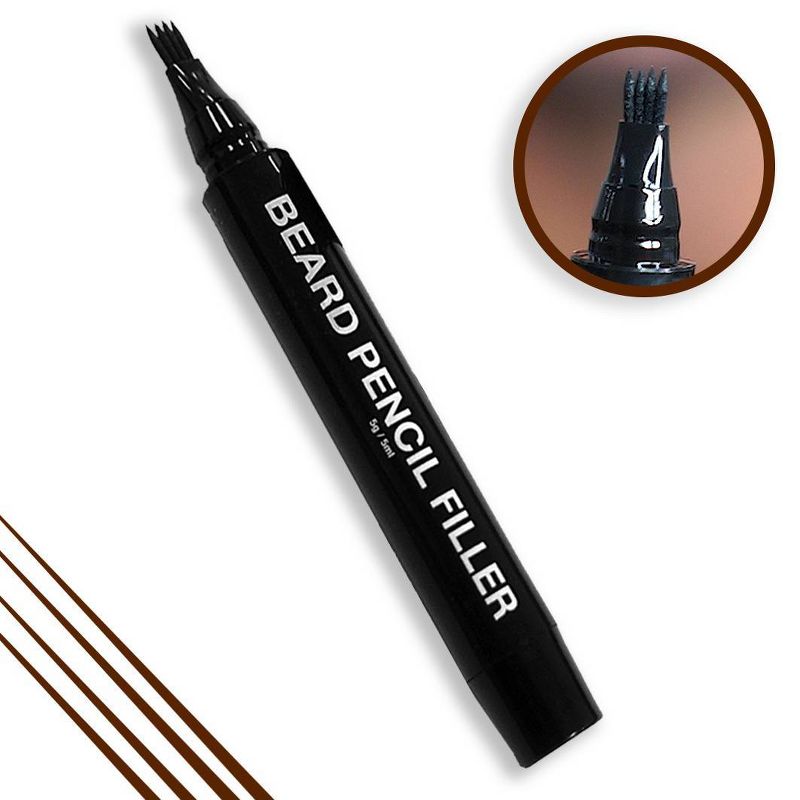 PACINOS Beard Pencil Filler - Dark Brown, 4 of 8