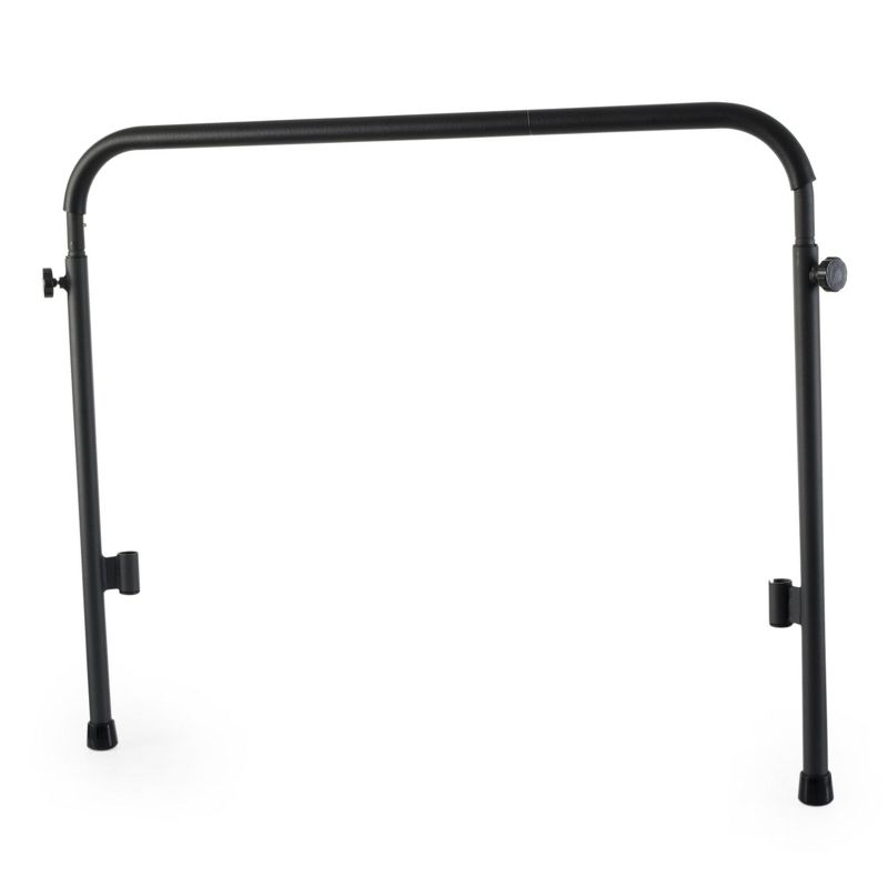 JumpSport Handle Bar Accessory for 44 Inch Arched Leg Fitness Trampolines with 6 Adjustable Height Settings and Soft Flush Fit, Black, 1 of 7
