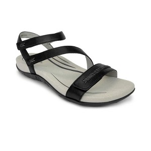 Aetrex Gabby Orthopedic Leather Arch Support Quarter Strappy Sandals For Women - 1 of 4