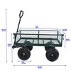 Grungis Heavy Duty Garden Cart,Rolling Cart with All-Terrain Wheels & Removable Sides,Utility Cart for Camping,Shopping,Sports,Gardening - 3 of 4