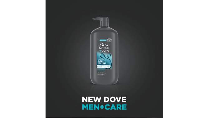 Dove Men+Care Clean Comfort Body Wash Pump - 30 fl oz, 2 of 10, play video