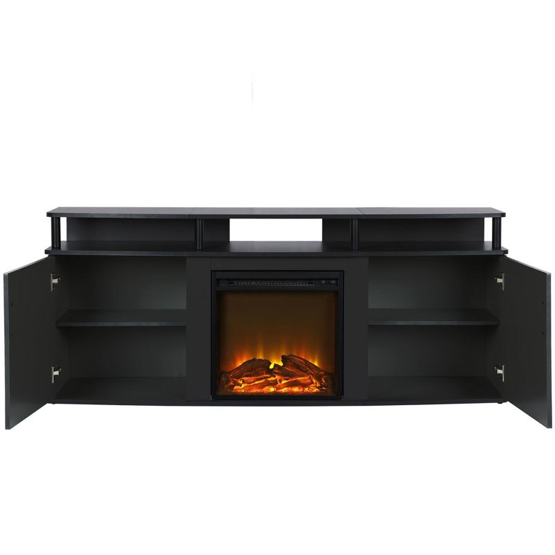 Kimmel Electric Fireplace TV Console for TVs up to 70" - Room & Joy, 4 of 6