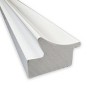 19" x 53" Imperial Framed Full Length on the Door Mirror White - Amanti Art: Bedroom Hanging Wall Mount - 2 of 4