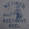 LEVEN SIXTEEN Mens Retired and Keepin It Reel T Shirt - 2 of 3