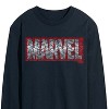Men's - Marvel - Logo Word Fill Long Sleeve Graphic T-Shirt - 2 of 4