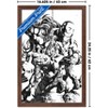 Trends International Marvel Sketch - Group Framed Wall Poster Prints - 3 of 4