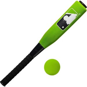Franklin Official MLB Kids Foam Baseball Bat & Ball Set Indoor/Outdoor Soft Foam Baseball Bats for Kids Toddlers  Jumbo Barrels - 24" - 1 of 4