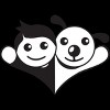 Junior's Design By Humans Doggy Friend By graphicganga T-Shirt - 2 of 3