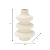 Dolomite Stacked Vase Contemporary Abstract Stacked Sphere Cotton - 3 of 4